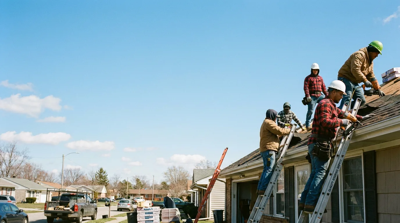 Roofing in Decker, MI near me